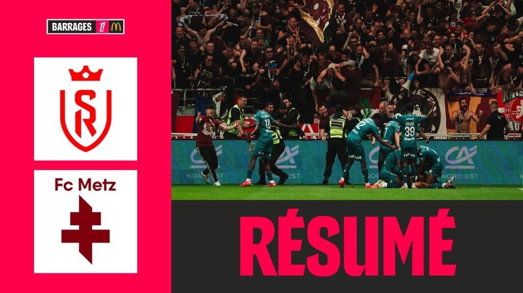STADE DE REIMS - FC METZ - Play-off 2 - Ligue 1 McDonald's 24/25